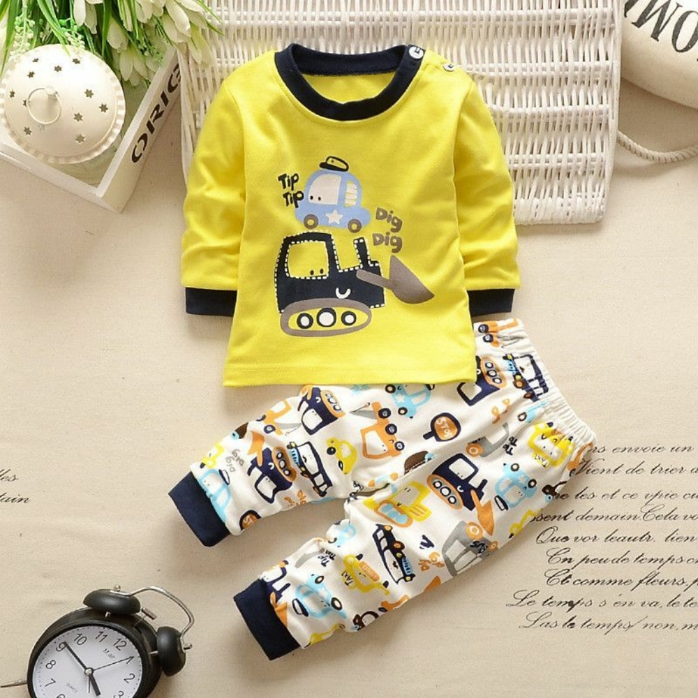Boys cars pajama set